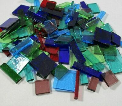 Transparent Mix Stained Glass Offcuts 1/2 Lb