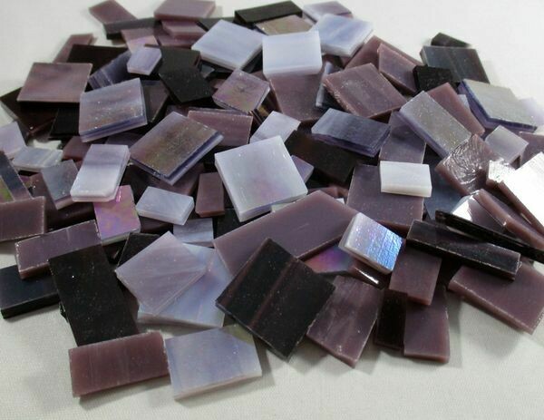 Purple Mix Stained Glass Offcuts 1/2 Lb