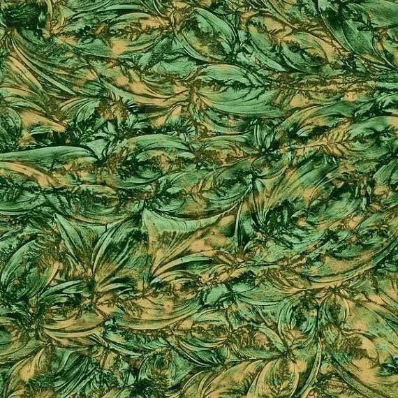 Green & Bronze Van Gogh Sheet