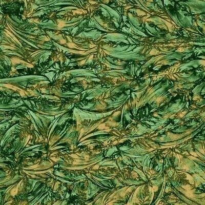 Green & Bronze Van Gogh Sheet