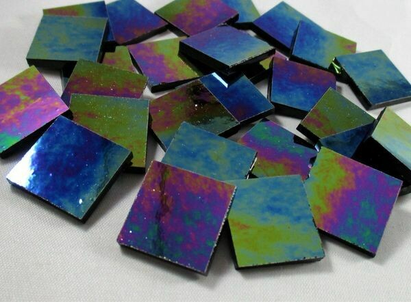 Iridescent Black Tiles