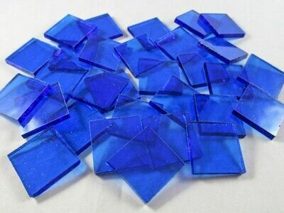 Transparent Royal Blue Tiles