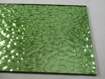 Light Olive Green Waves Mirror Sheet