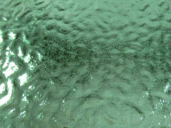 Light Green Waves Mirror Sheet