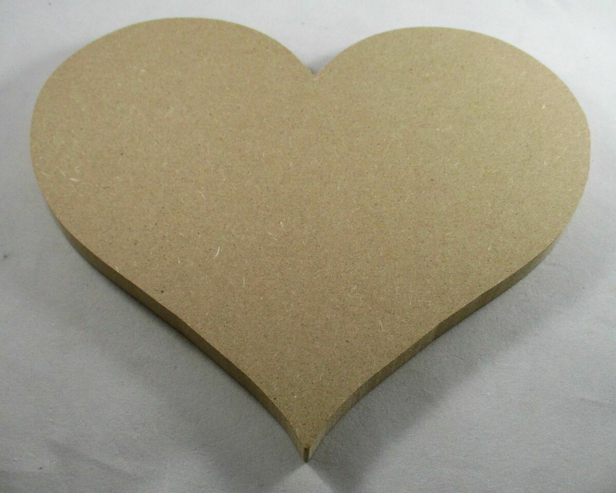 8" Heart Base - 1/2" Thick MDF