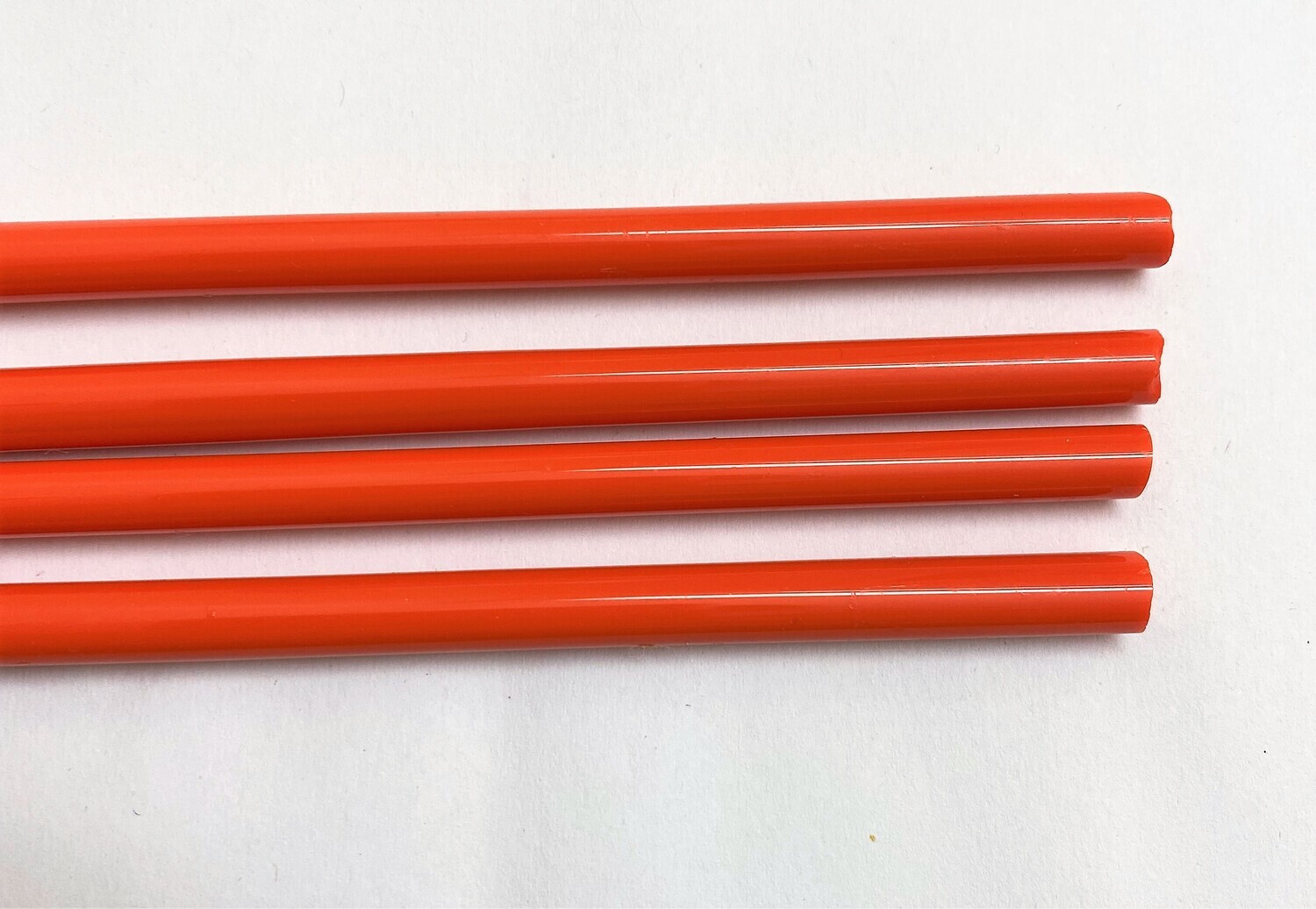 Flame Orange  Glass Rods