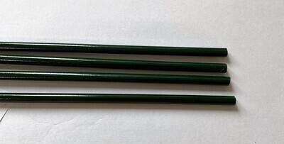 Darkest Green Glass Rods