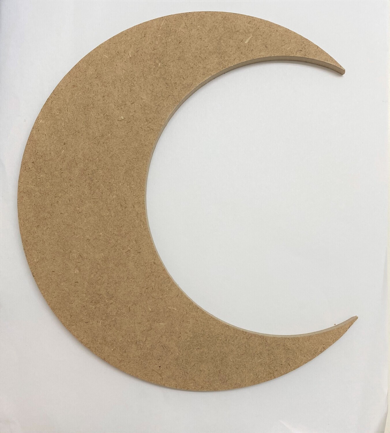 Crescent Moon  8" - 1/4" Thick MDF