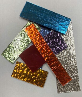 1/2 lb Assorted Mirror Glass Pieces