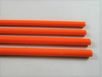 Orange Glass Rods