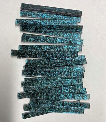 25 Bluegreen Van Gogh Sticks (3" x 1/4")