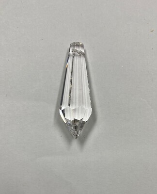 Crystal Point Pendant 1.5" Long