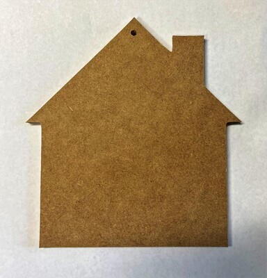 House 6" - 1/4" Thick MDF