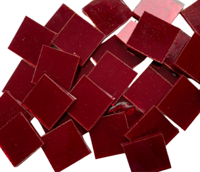 Dark Cherry Red Mirror Tiles