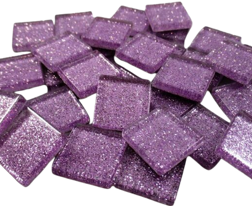 Lavender Glitter Tiles