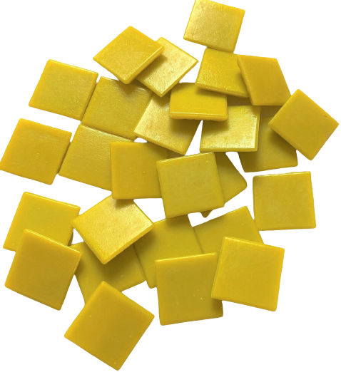 1/4 lb Sunshine Vitreous Tiles -3/4" Squares