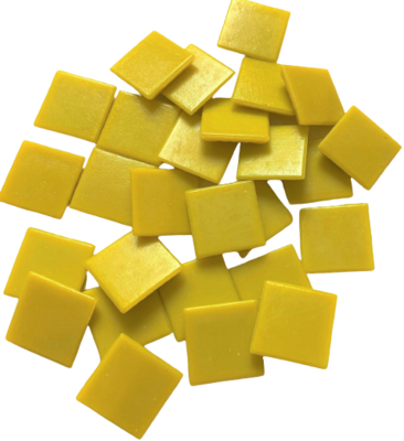 1/4 lb Sunshine Vitreous Tiles -3/4&quot; Squares
