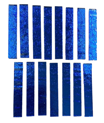 15 Royal Blue Mirror Large Rectangle Tiles