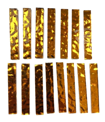 15 Amber Waves Mirror Large Rectangle TIles