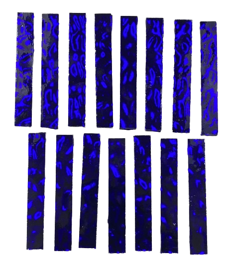 15 Cobalt Waves Mirror Large Rectangle TIles