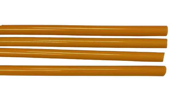 Light Orange/Yellow Glass Rods