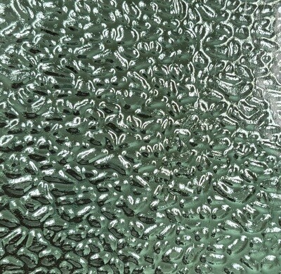 Light Green Waves Mirror Sheet