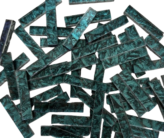 Turquoise Sparkle Van Gogh Skinnies