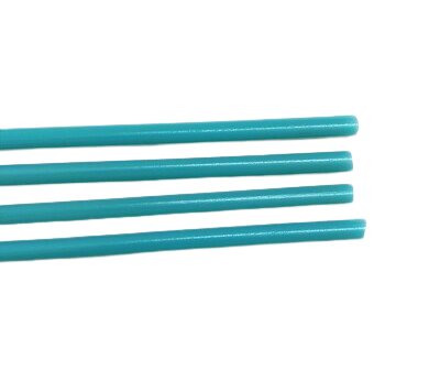 Turquoise Green Glass Rods