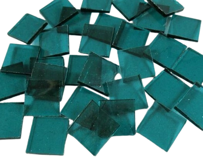 Transparent Bluegreen Tiles