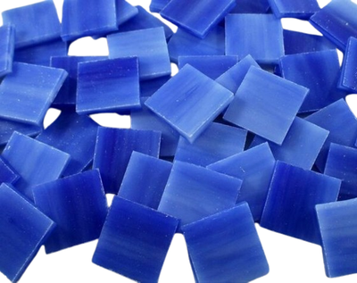 Blue Stained Glass Tiles