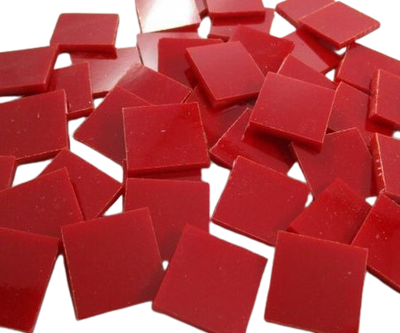Red &amp; Orange Stained Glass Tiles