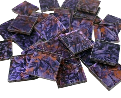 Violet &amp; Copper Van Gogh Tiles