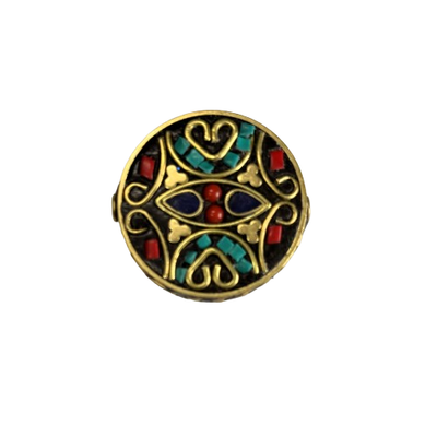 Tibetan Round  Bead - 30mm