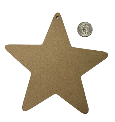 Star 6" - 1/4" Thick MDF