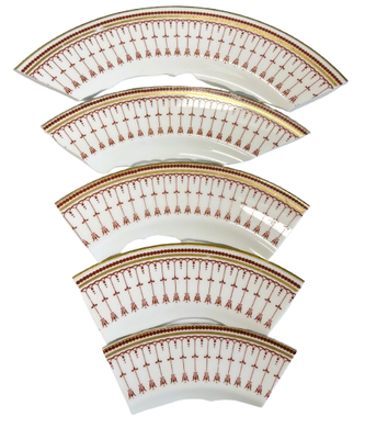 5 Spode Kensington China Plate Pieces