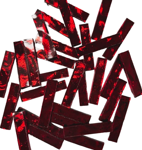 Red Waves Mirror Skinnies