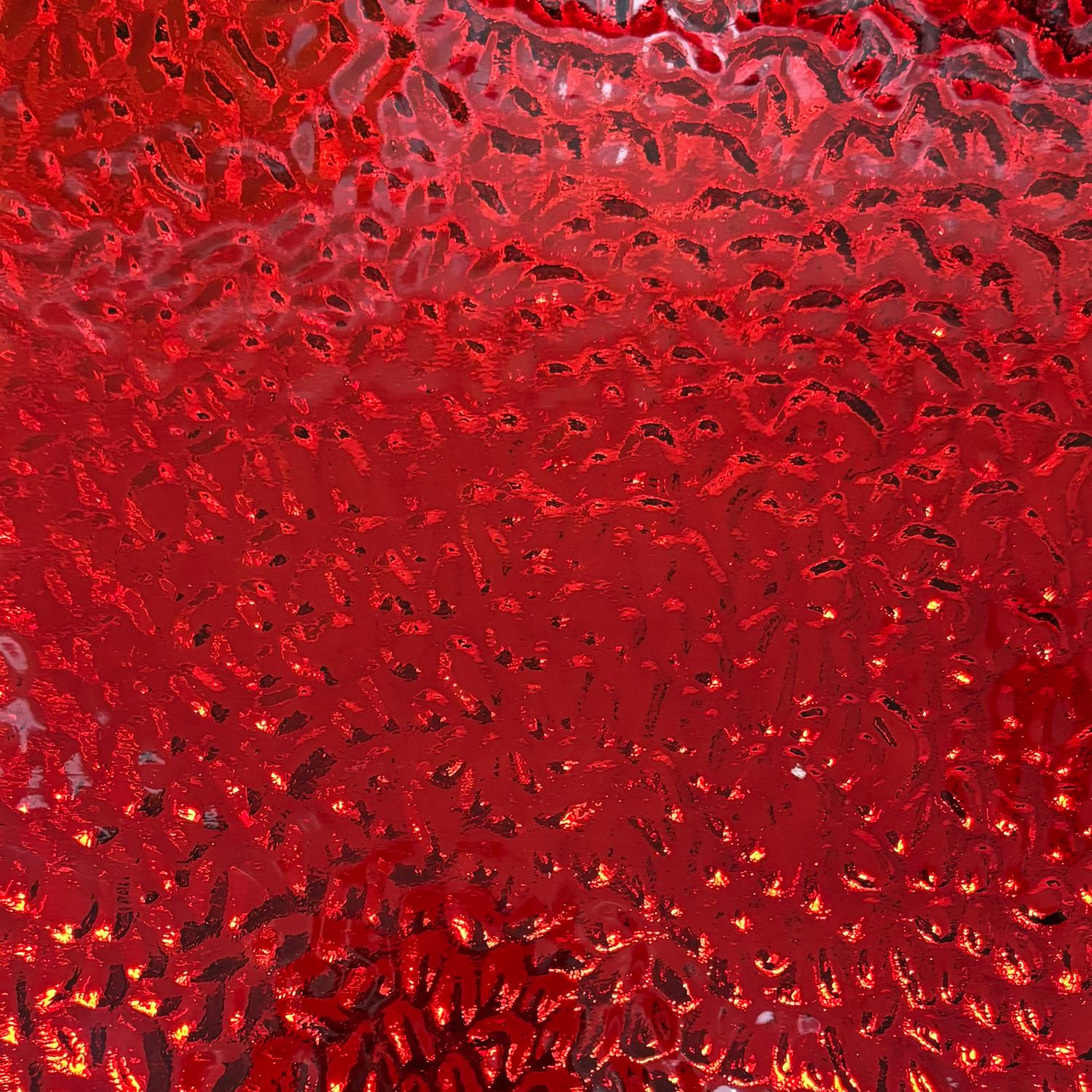 Red Waves Mirror Sheet