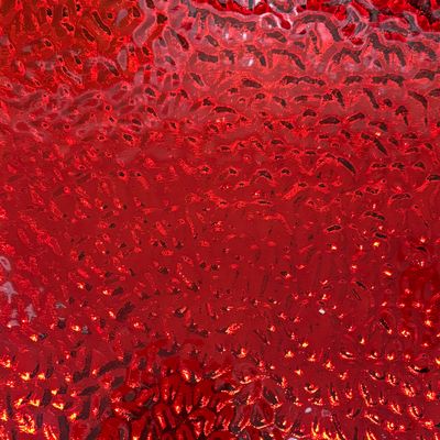 Red Waves Mirror Sheet