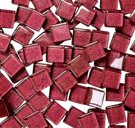 10mm Red Metallic Tiles