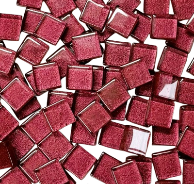 10mm Red Metallic Tiles
