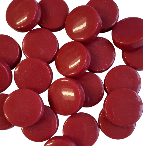 Cranberry Red 20mm  Rounds