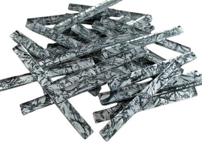 25 Silver Van Gogh Sticks (1/4&quot; x 3&quot; )