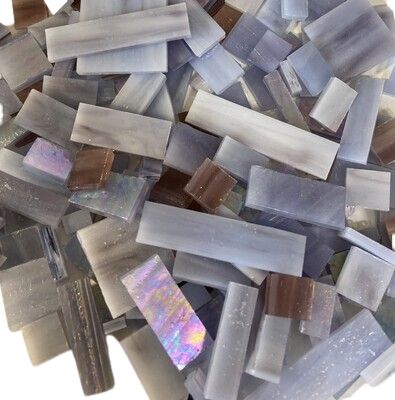 Purple Mix Stained Glass Offcuts 1/2 Lb