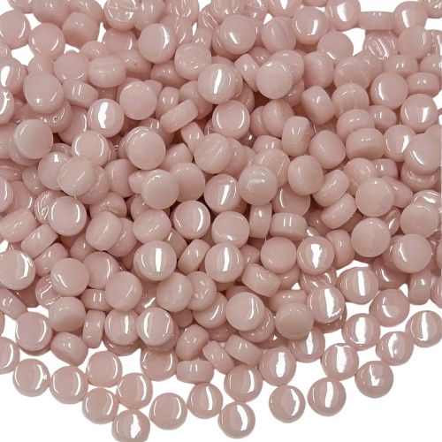 Pale Pink Glass  Mini Dots