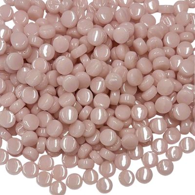 Pale Pink Glass  Mini Dots