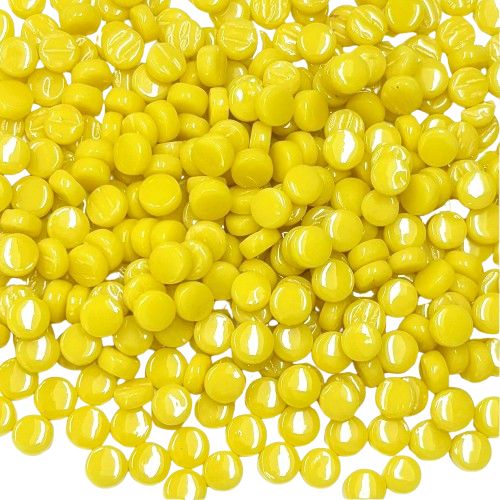 Yellow Glass  Mini Dots