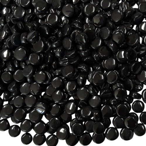 Black Glass Mini Dots