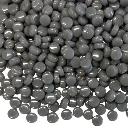 Deep Gray Glass Mini Dots