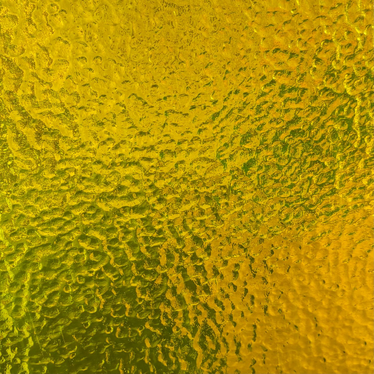 Bright Yellow Hammered Mirror Sheet