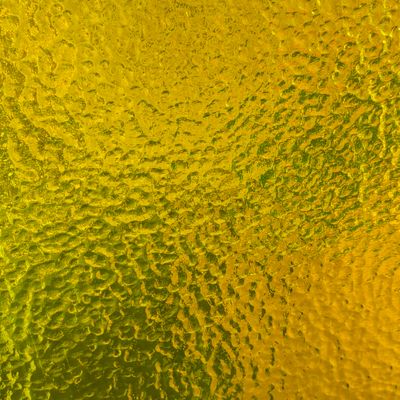 Bright Yellow Hammered Mirror Sheet